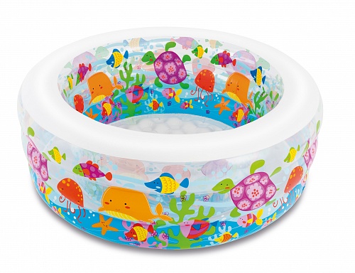 картинка Детский надувной бассейн INTEX &amp;quot;Аквариум&amp;quot; 152х56 см, 58480NP