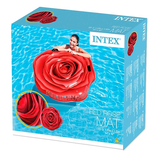 Матрас для плавания &amp;quot;Красная Роза&amp;quot;,137x132 см, арт.58783EU