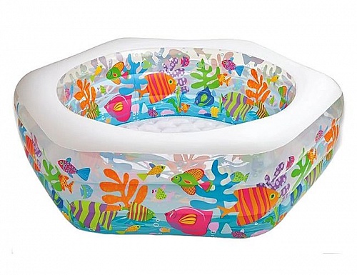 картинка Детский надувной бассейн &amp;quot;Морской риф&amp;quot; 191х178х61 см, 56493NP