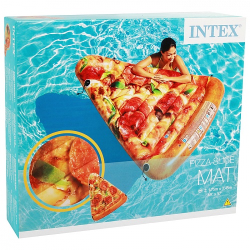 картинка Матрас пляжный &amp;quot;Пицца&amp;quot;,160х137х23 см, арт.58752EU