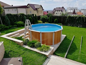 картинка Бассейн Atlantic pool круглый Esprit-Big размер 4,6х1,35 м